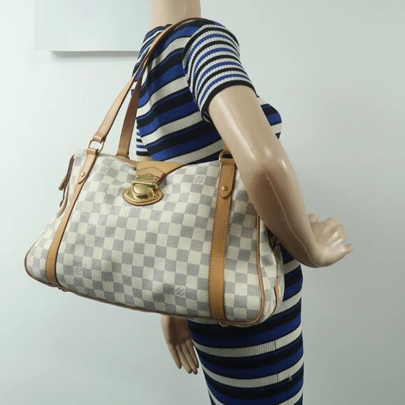 Louis Vuitton Stresa White Damier Azur Canvas Shoulder Bag 1026-020625 - Picture 12 of 12